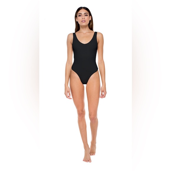 Jade Swim Contour One Piece Swimsuit in Terracotta - Picture 2 of 9